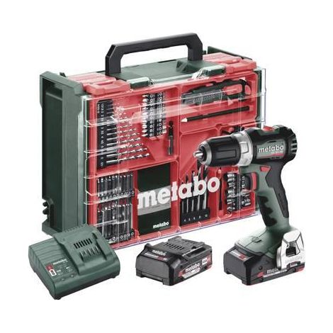 Metabo BS 18 L BL Set taladro atornillador inalámbrico verde