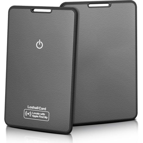 Carte de Suivi de Portefeuille, Smart Tag Card Compatible avec Find My App (iOS Seulement, Android Not Supported), Carte à Puce Fine IP67 (Non Rechargeable) pour Portefeuille, Valise (1/5)