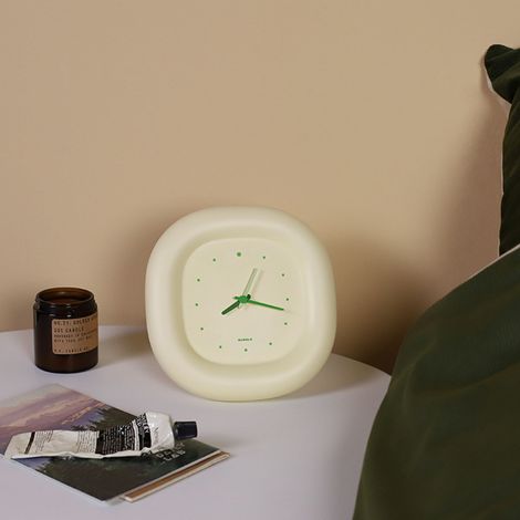 Horloge murale à bulles simple et élégante, style chinois moderne, pour salon, maison, chambre, horloge silencieuse, horloge décorative multifonctionnelle. (1/5)