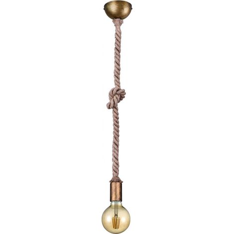 Trio Lighting Lámpara de Techo Soga Bronce Viejo Rope (1/4)