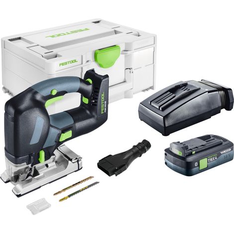 Scie sauteuse pendulaire sans fil Festool PSBC 500 EB-Basic 18 V 120 mm + 1 batterie 4,0 Ah + chargeur + Systainer (1/5)