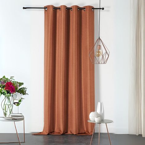 Rideau tamisant Amsterdam Marron Clair 145x240 cm (1/3)