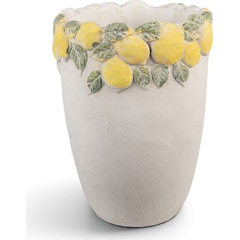 Vase céramique aux citrons 17x23cm (1/3)