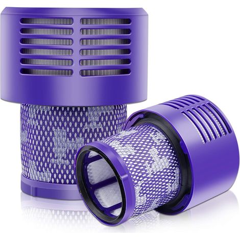 Lot de 2 filtres arrière V10 de rechange pour aspirateur Dyson V10, V10 Absolute, V10 Animal, V10 Motorhead, V10 Total Clean, SV12 (1/5)