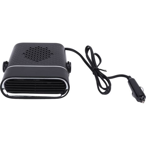 Chauffage voiture transportable haute puissance polyvalent dégivreur pare-brise noir 12V (1/5)