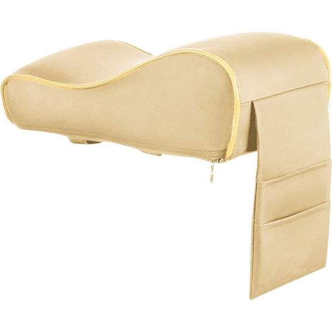 Housse d’accoudoir pour véhicule en mousse mémoire, protection de console centrale en cuir PU, accessoire de confort
