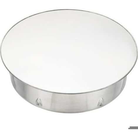 Couvercle de cheminée, étanchéité réglable, couvercle de trou rond, adapté aux tuyaux de diamètre 200 mm, argent