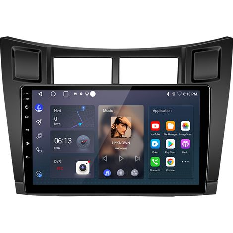 Autoradio Hexinex Pour Toyota Yaris XP90 2005-2012Android 14 CarPlay 2+64GB (1/5)