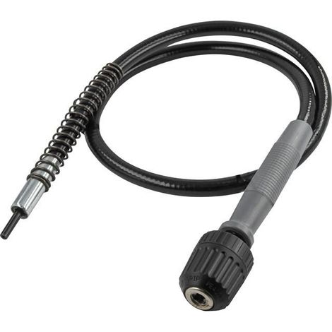 Faithfull 1.1m Flexible Drive Shaft 6mm Capacity Keyless Chuck Reinforced Ends (1/3)