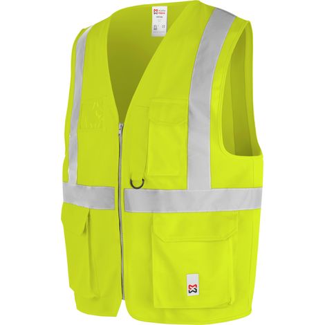 Gilet haute-visibilité multipoches LUMEN jaune Würth MODYF L/XL (1/4)