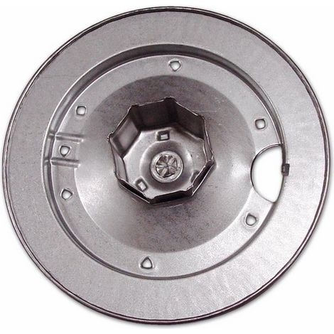 Puleggia per Rullo Avvolgitorein Metallo per Tapparelle 220 mm modello Liscio (1/2)