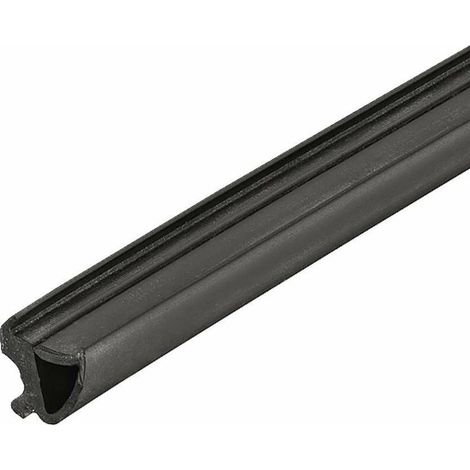– Joint d'isolation à lèvre pour portes en feuillure 13 x 13 mm – Caoutchouc EPDM noir – Longueur 1 mètre – Protection contre le froid - 13mmm (1/2)