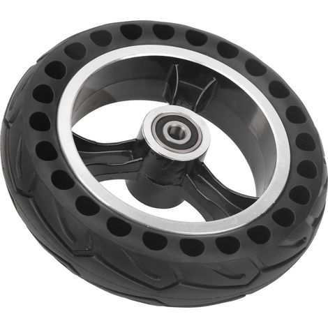 Trottinette Électrique Sécurisée Pneu Plein 8 Pouces Roue Caoutchouc 200x50 (1/5)