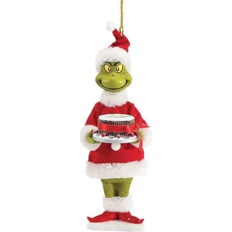 Décoration de Noël à suspendre : Grinch, statuette en acrylique plat 2D (1/3)