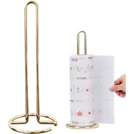 2er-Pack Küchenrollenhalter, Edelstahl, freistehend, geeignet für Küchen und Haushalte (1/5)