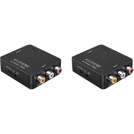 Adaptateur AV vers TV/PC/STB/convertisseur (1/4)