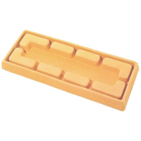 Funda inferior Millerighe 83×42×8 en resina Impruneta para cajas estriadas – Telcom