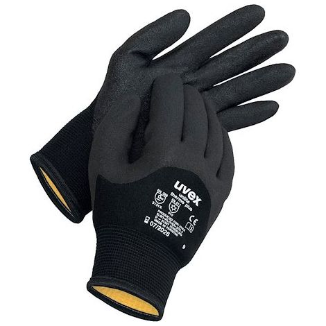 Gants Uvex unilite thermo plus taille 11, XL, Thermique, 2 gants, Noir ( Prix pour 1 paire ) (1/2)