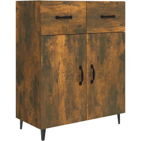 Credenza cassettiera cassettiera mobile contenitore organizer cucina soggiorno soggiorno 69,5 x 34 x 90 cm derivati del legno marrone 020031012