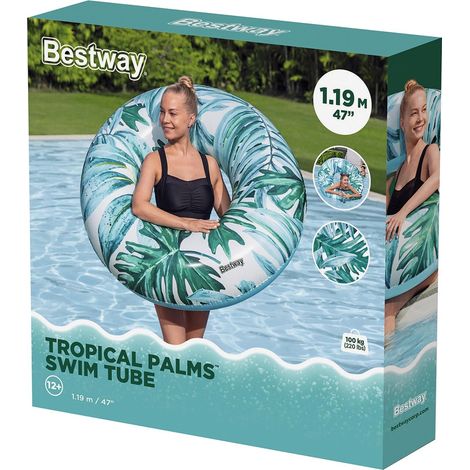 Bestway Flotador Inflable Palma 119 cm Multicolor (1/2)