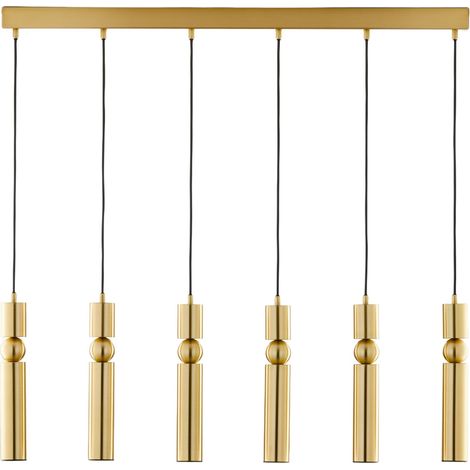 Lampadario sospeso ALAS Jupiter oro/nero 90cm 6xGU10 (1/5)