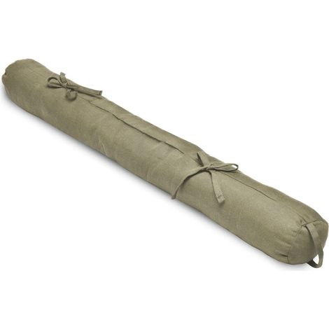 [JAMAIS UTILISÉ]Boudin bas de porte – 100% Coton – 100x10cm 	Taupe (1/4)