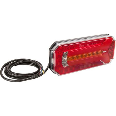 Feu arrière LED rectangle universel câblé UNIVERSEL LA40051 (1/5)
