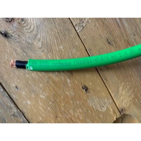 Cavi al metro cavo fg16m16 unipolare fg16 verde 1 conduttore da 35mmq senza giallo verde fg7om1-1x35 fg16m16-1x35