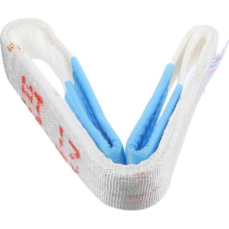 corde plate pour remorque de voiture, pratique et durable, kit d'urgence extérieur, corde de remorquage à 4 couches épaisses (2 tonnes, 1 mètre)-100X4CM (1/3)