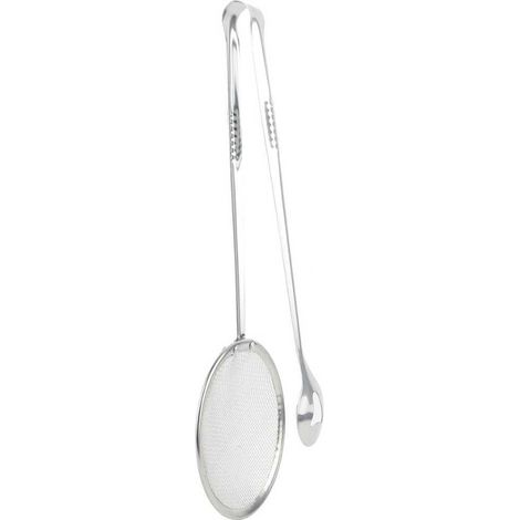 Pince spécial friture en acier inoxydable (1/2)