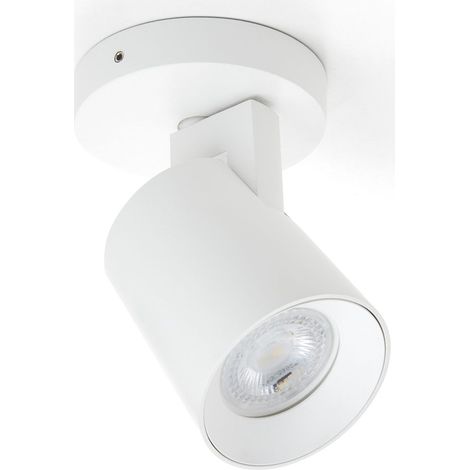 Proyector de superficie LED orientable TEN GU10 7,50 W Blanco (1/4)