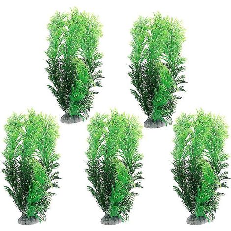 Lot de 5 plantes artificielles en plastique (1/3)
