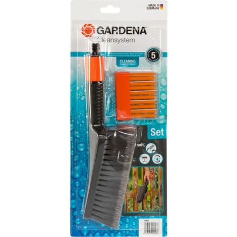 Gardena Cleansystem Wasch-Set Handbürste M soft