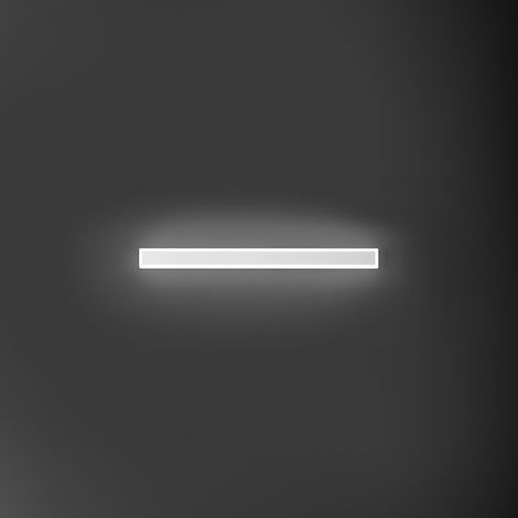 Applique Moderna Wally Alluminio Bianco Acrilico Led 22W 3000K (1/2)