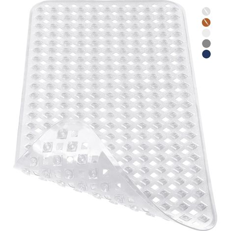 1 Tapis de bain,70x40 cm,antidérapant,200 ventouses,trous drainage,salle de bain (1/5)