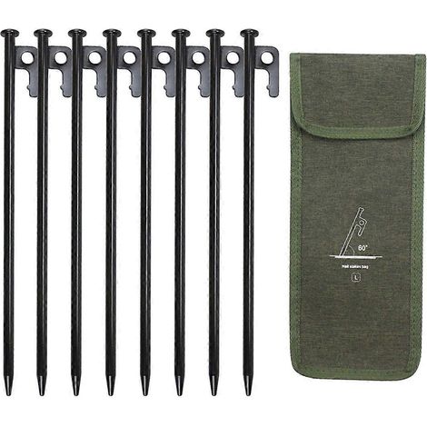 Stück 30 cm lange Heringe für Outdoor-Zelte mit Aufbewahrungstasche