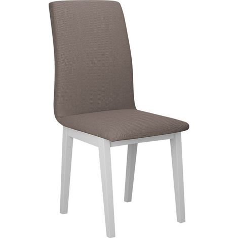 Silla Victorville 268, Blanco, 90x43x51cm, Tapiz, De madera, Madera (1/4)