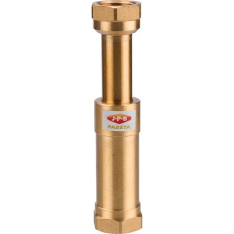 Compensateur de dilatation 1/2' femelle – Raccord en laiton pour tuyaux cuivre et multicouche – Absorption mouvements de dilatation – Hecapo (1/2)