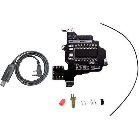 Module SI4732 pour K5/K6 + câble de programmation USB, module de modification d'interphone à ondes courtes, double antenne S (1/5)