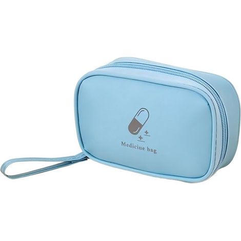 Trousse de premiers secours,25 x 19 x 22 cm,Pharmacie de voyage portable,Organisateur de médicaments,Trousse de premiers secours vide (1/5)