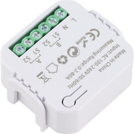 Moniteur de consommation électrique WiFi pour compteur d'énergie Tuya 80A, moniteur de consommation intelligent pour maison connectée avec capteur à pince, AC100 à 240V (1/5)