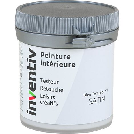 Testeur Peinture Intérieure Satin Bleu Tempête 7 - INVENTIV