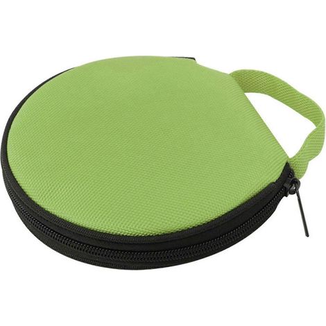 Étui rigide en plastique pour 20 CD/DVD, pochettes de rangement et de protection pour DVD, idéal pour les voyages.-Green (1/4)