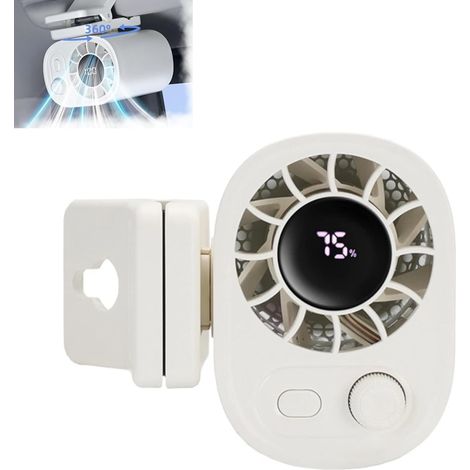 Automatischer Klemventilator von Witte mit LED-Anzeige, 360° drehbar, 100-fach verstellbar, für den zweiten Stuhl (1/5)