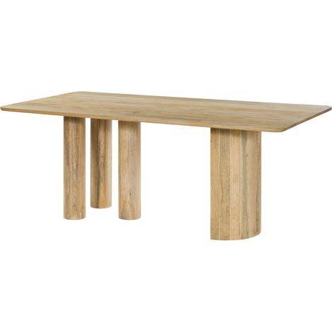 Esstisch Mango 200x100x77 natur lackiert FLORENZ 111