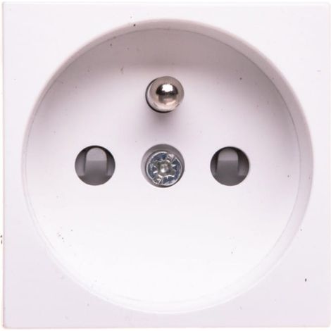 KOS45 Modul - Einzelsteckdose mit/mit Jalousien weiß 350434