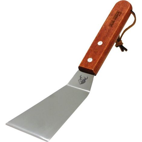 Char-Broil Spatola VH.SP3  Flessibile in Acciaio Inox con Cordino in Pelle (1/2)