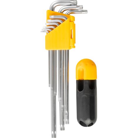 Schlüsselsatz Strend Pro HK7008, 9-teilig, T10-T50, Torx, Cr-V, Steckschlüssel