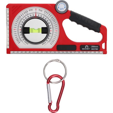 Magnetischer Neigungsmesser mit ABS-Winkelmesser und Messlehre