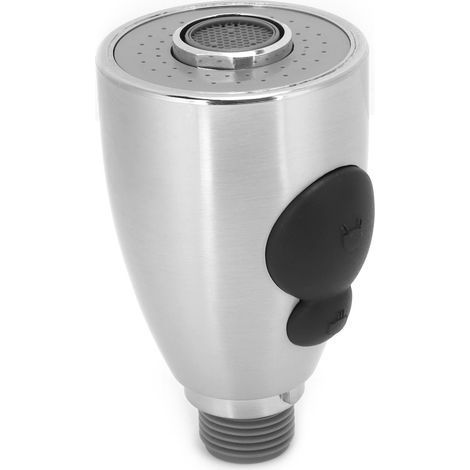 G1/2 Küchenarmatur, ausziehbarer Brausekopf mit 2 Strahlarten für Spüle und Waschbecken (1/5)